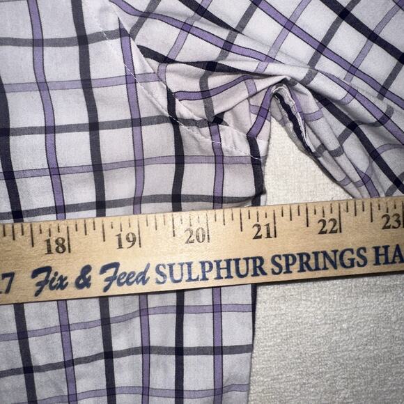 Nick Graham Everywhere Men's Button Up Flip Cuff Shirt Size 15.5 x 34-35 long sl - Picture 5 of 8